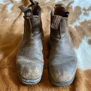 Worn Blundstones Dress Boots